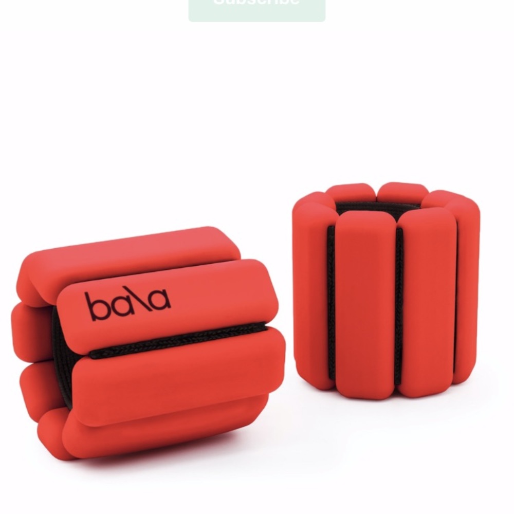 Bala Bamgles Hans/Ankle Weights 1 lb CHERRY RED